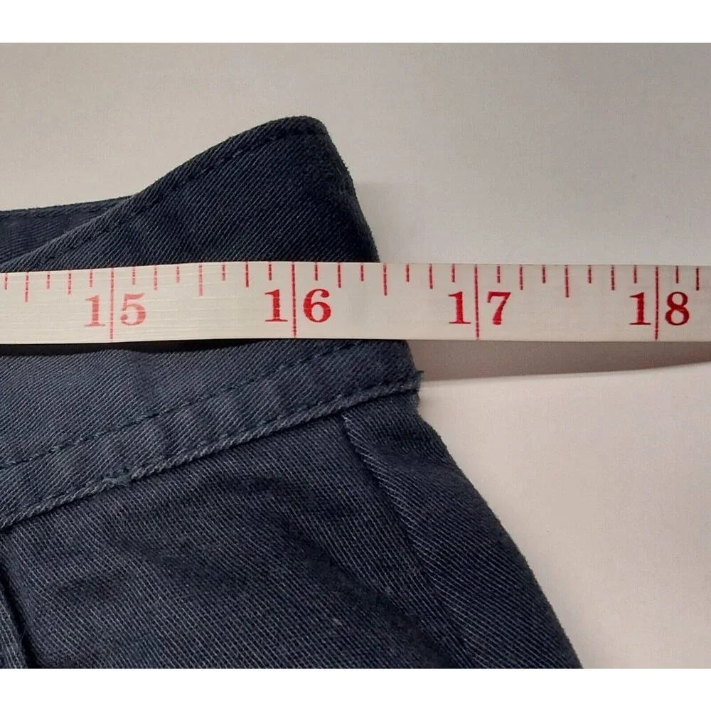 Old Navy Mens 32 Khaki Twill Joggers Navy Blue Cotton Casual Hipster Comfy Work - Picture 6 of 13